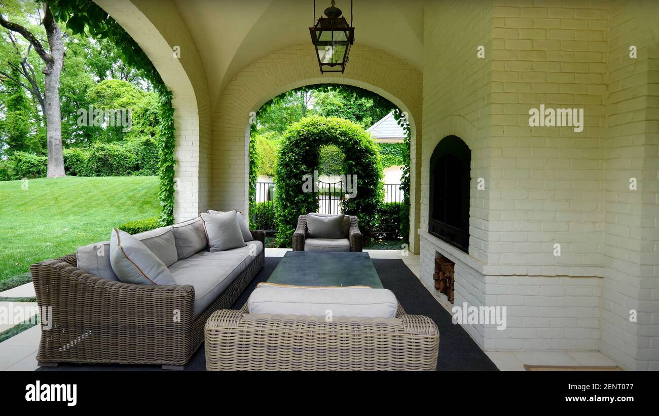 Luxurious Decorative Balcony Terrace With Natural View Outside Of ...