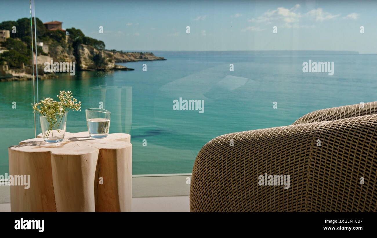 Luxurious Decorative Balcony Terrace With Natural View Outside Of ...