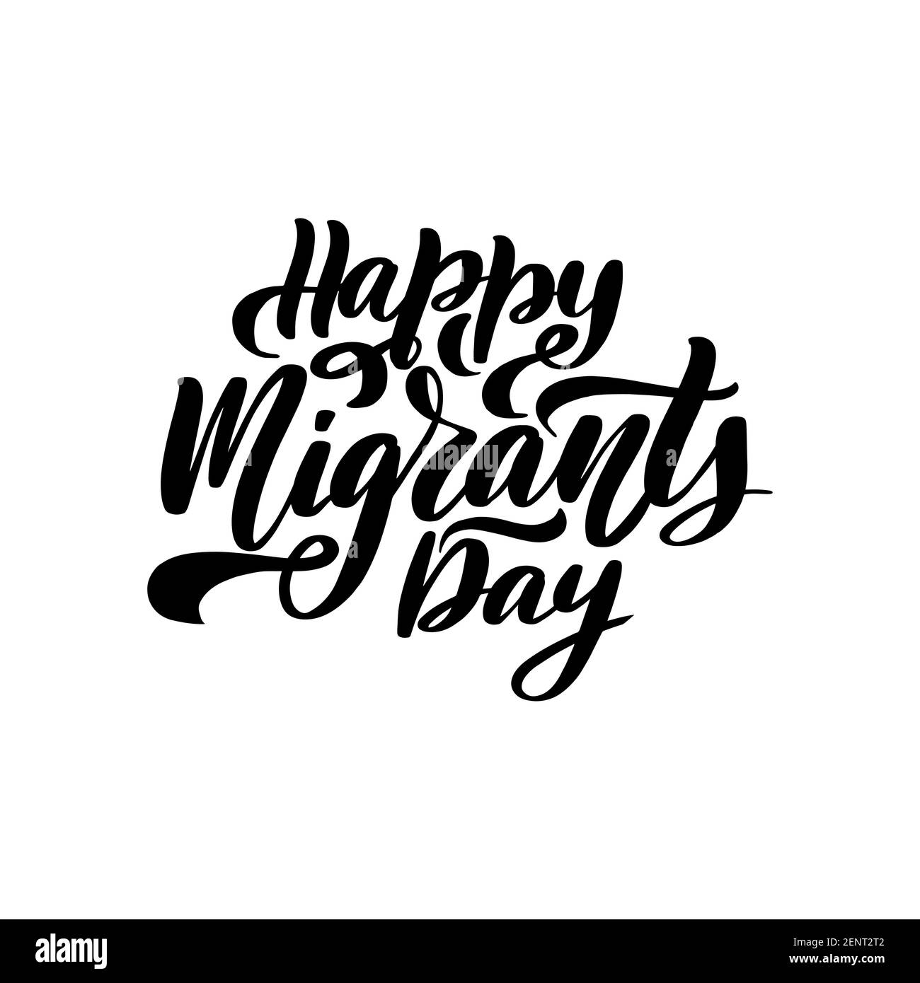 International Migrants Day. December 18. Holiday concept. Vector Stock Vector