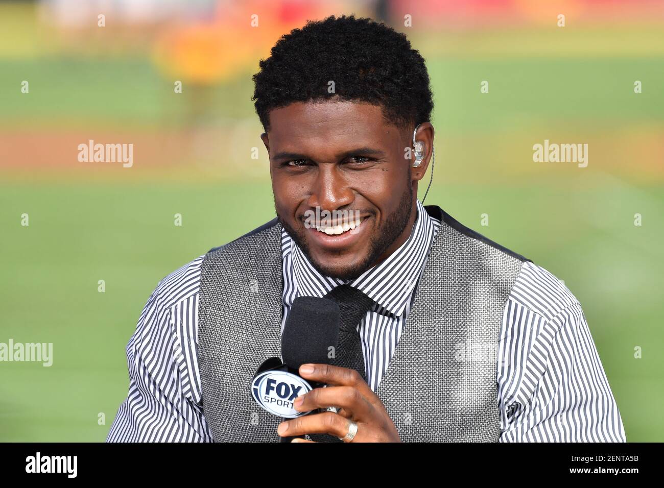 September 20 2019 Los Angeles Caformer Usc Trojans Running Back Reggie Bush On The Set Of Fox 8594