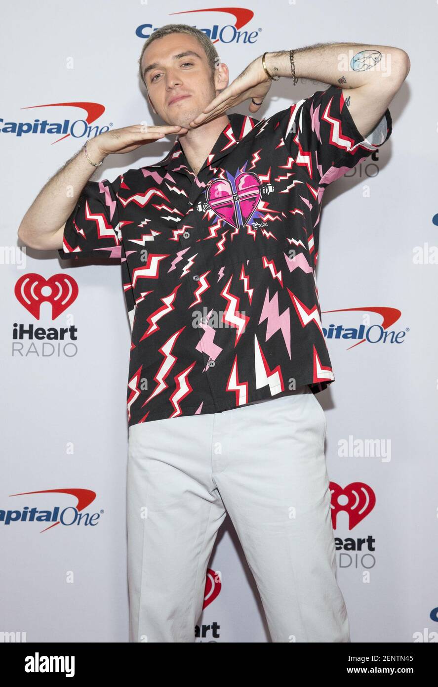 American singer-songwriter Lauv attends the iHeart Radio Music Festival ...