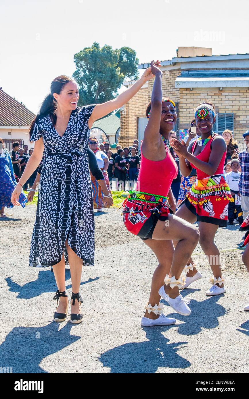 Prince Harry and Meghan Duchess of Sussex at the Justice Desk