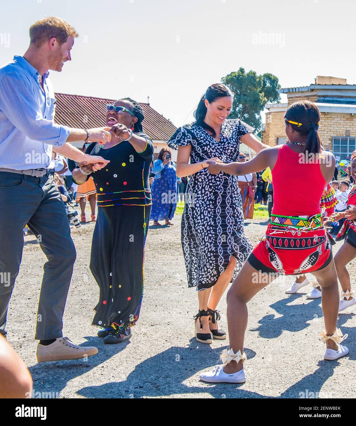 Prince Harry and Meghan Duchess of Sussex at the Justice Desk