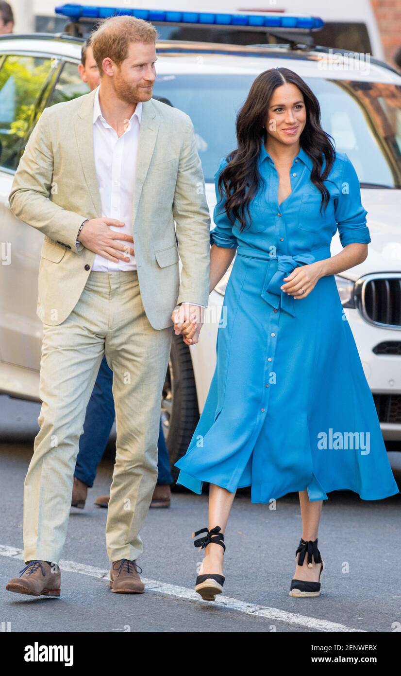 Prince Harry and Meghan Duchess of Sussex visit District Six Museum and