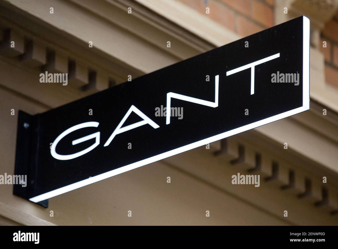GANT logo seen in Gothenburg. (Photo by Karol Serewis / SOPA Images ...