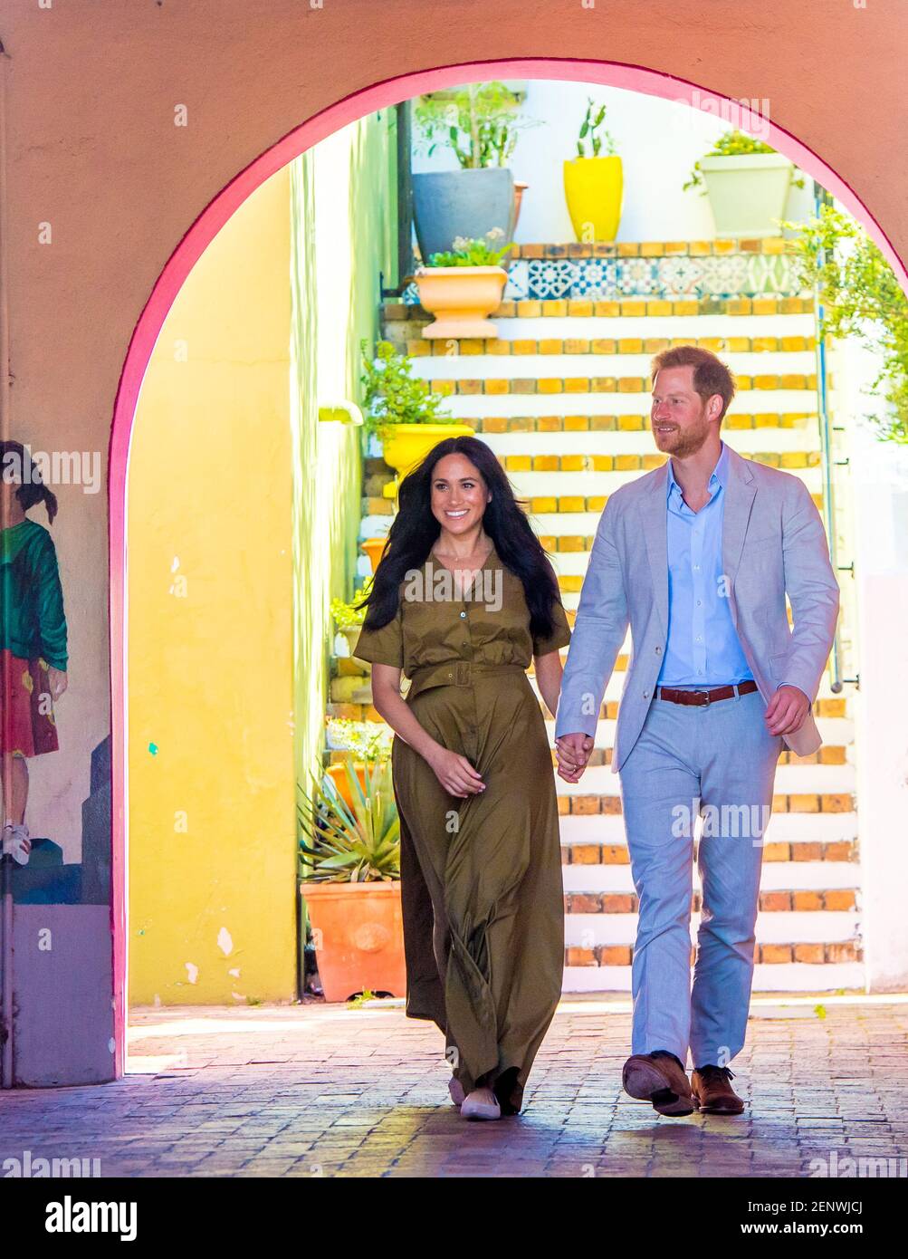 Prince Harry and Duchess of Sussex during the celebrations of Heritage