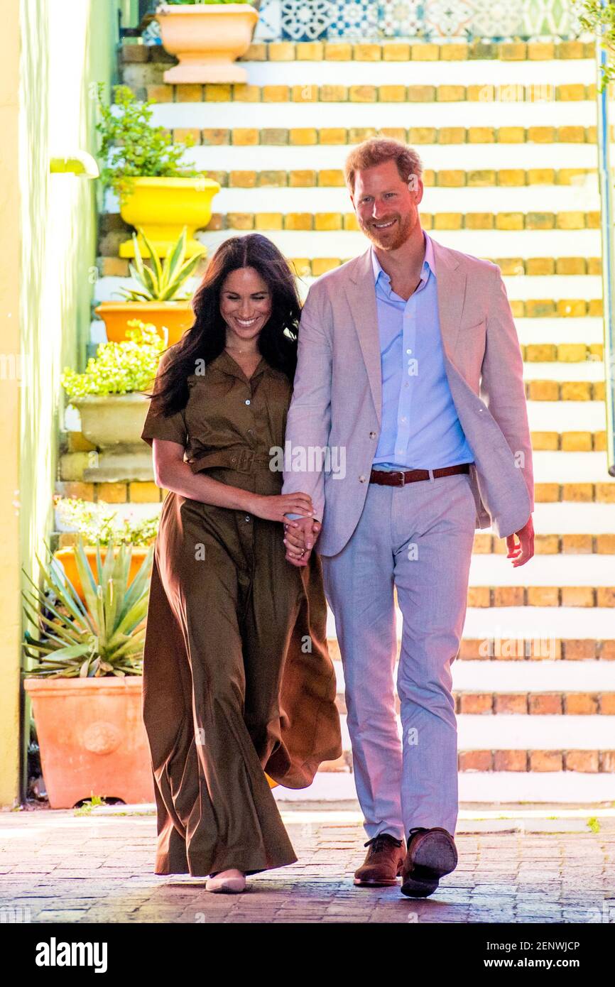 Prince Harry and Duchess of Sussex during the celebrations of