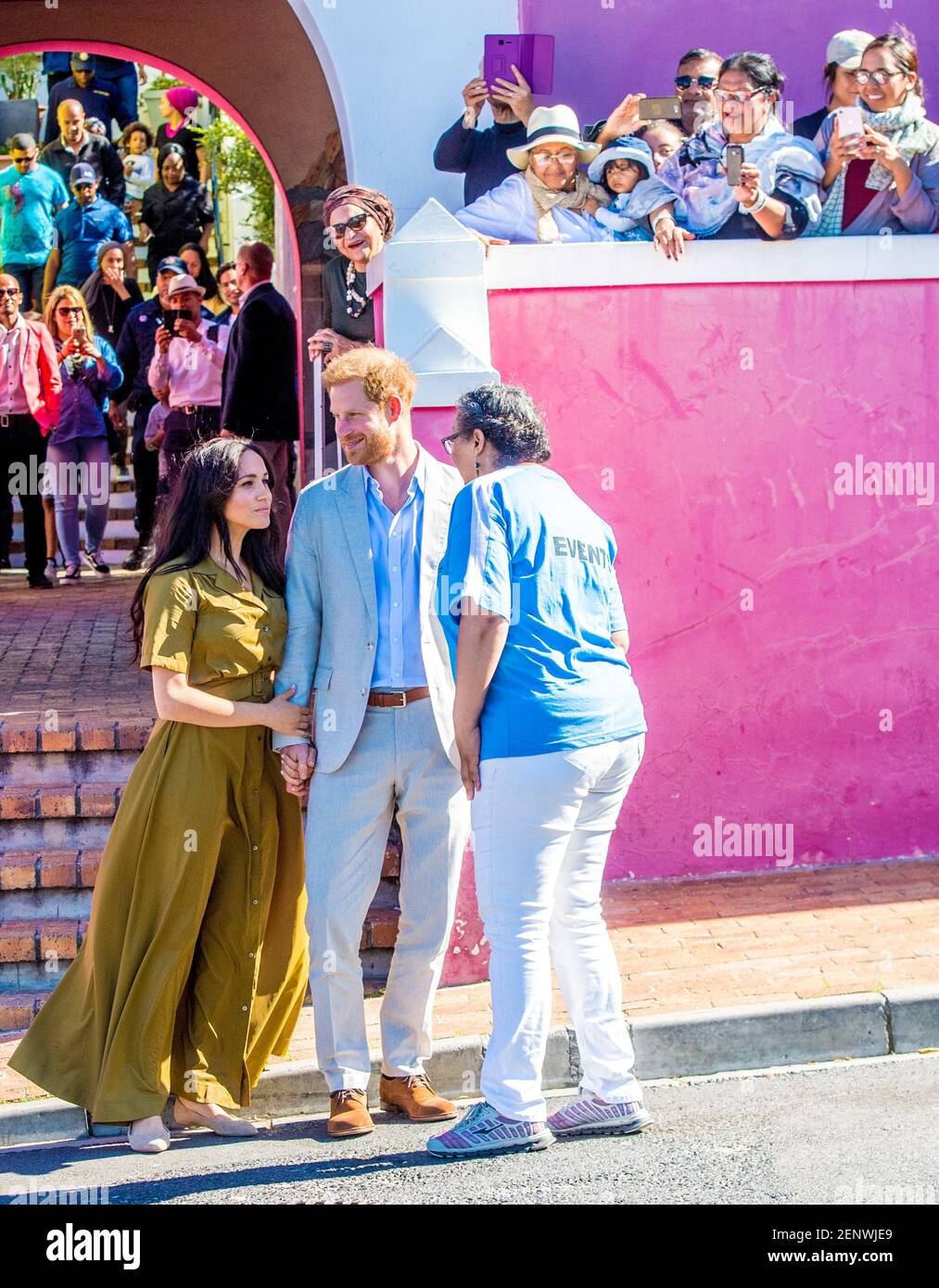 Prince Harry and Duchess of Sussex during the celebrations of