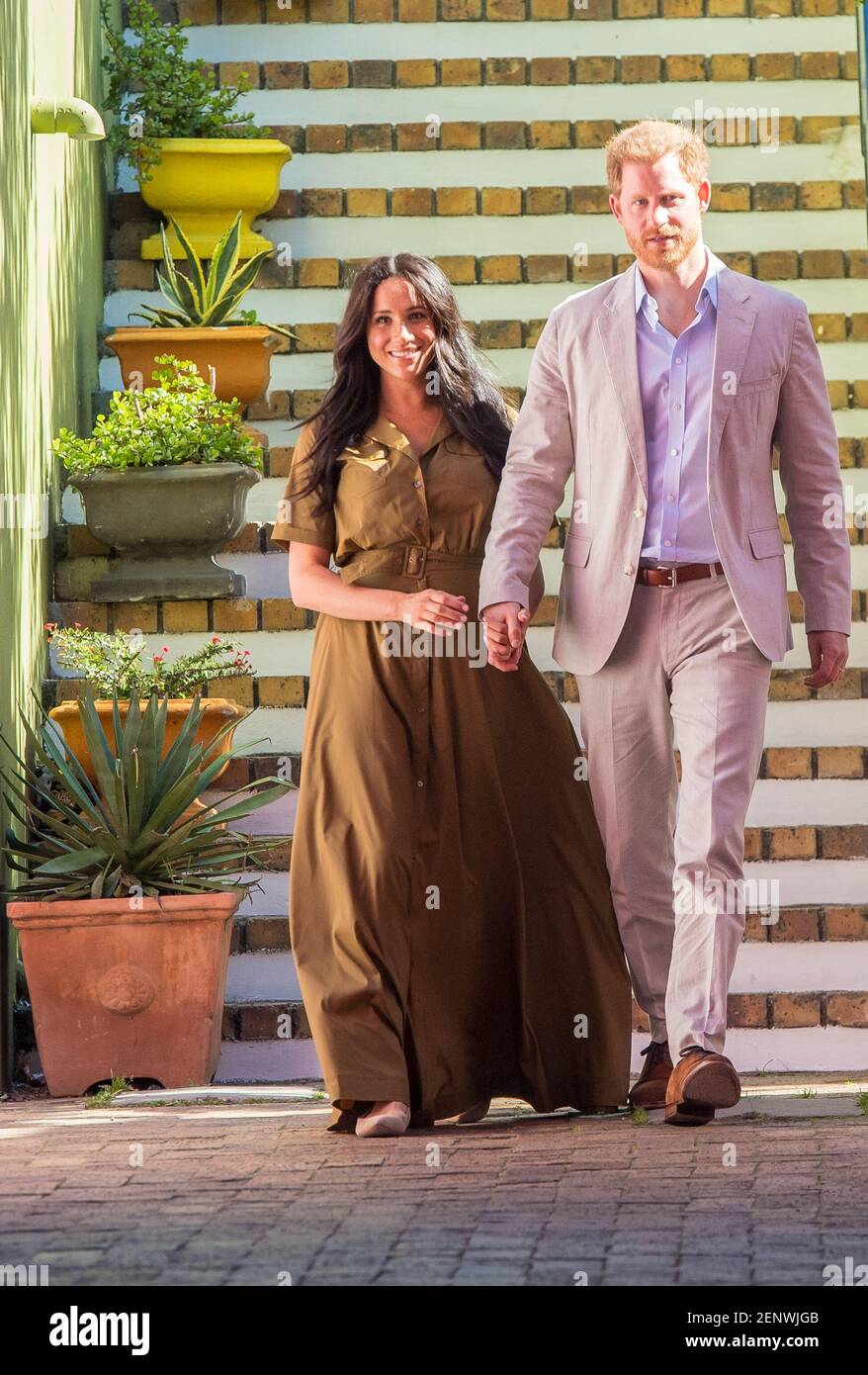 Prince Harry and Duchess of Sussex during the celebrations of