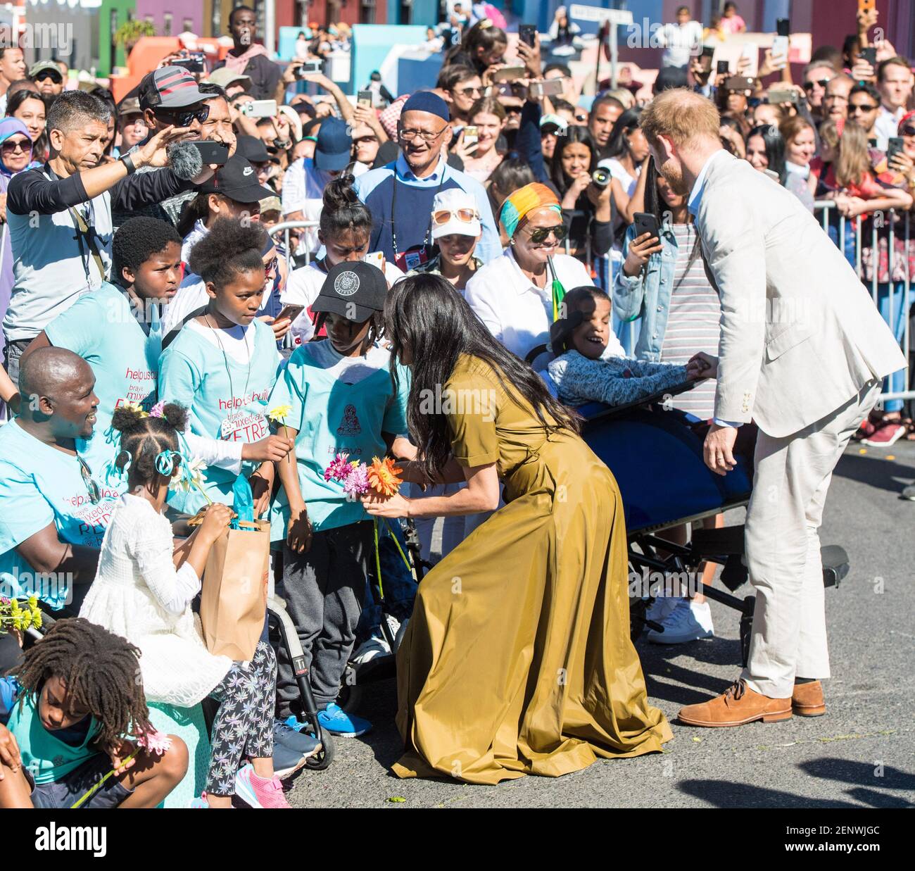Prince Harry and Duchess of Sussex during the celebrations of