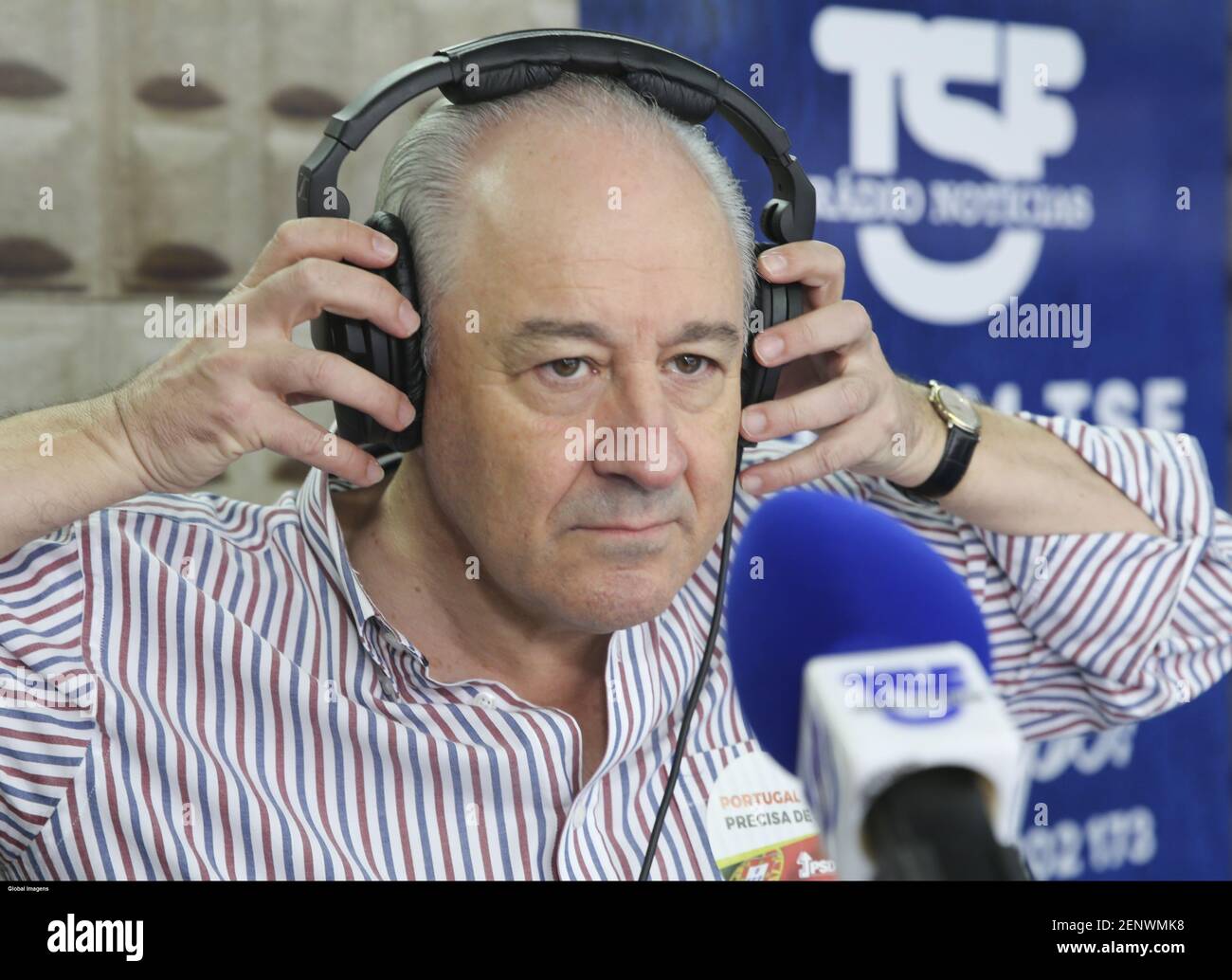 Beja-25/09/2019 -Rui Rio PSD candidate in the TSF Forum program, Manuel  Acacio. (PAULO SPRANGER / Global Images/Sipa USA Stock Photo - Alamy