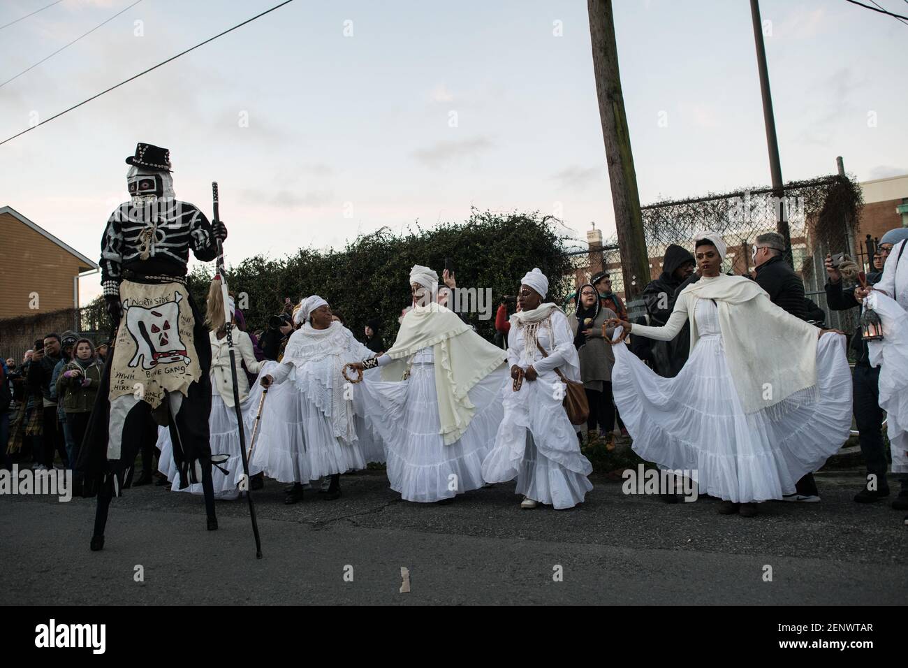 mardi gras skull and bones