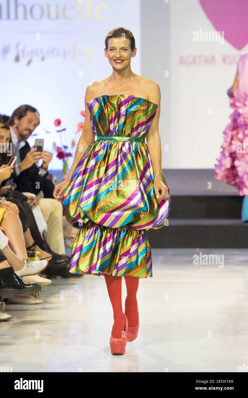 Fashion show for presentation of vintage collection of Agatha Ruiz de la  Prada in Madrid, Spain on September 25, 2019. (Photo by Alter Photos/  Francis Gonzalez/Sipa USA Stock Photo - Alamy