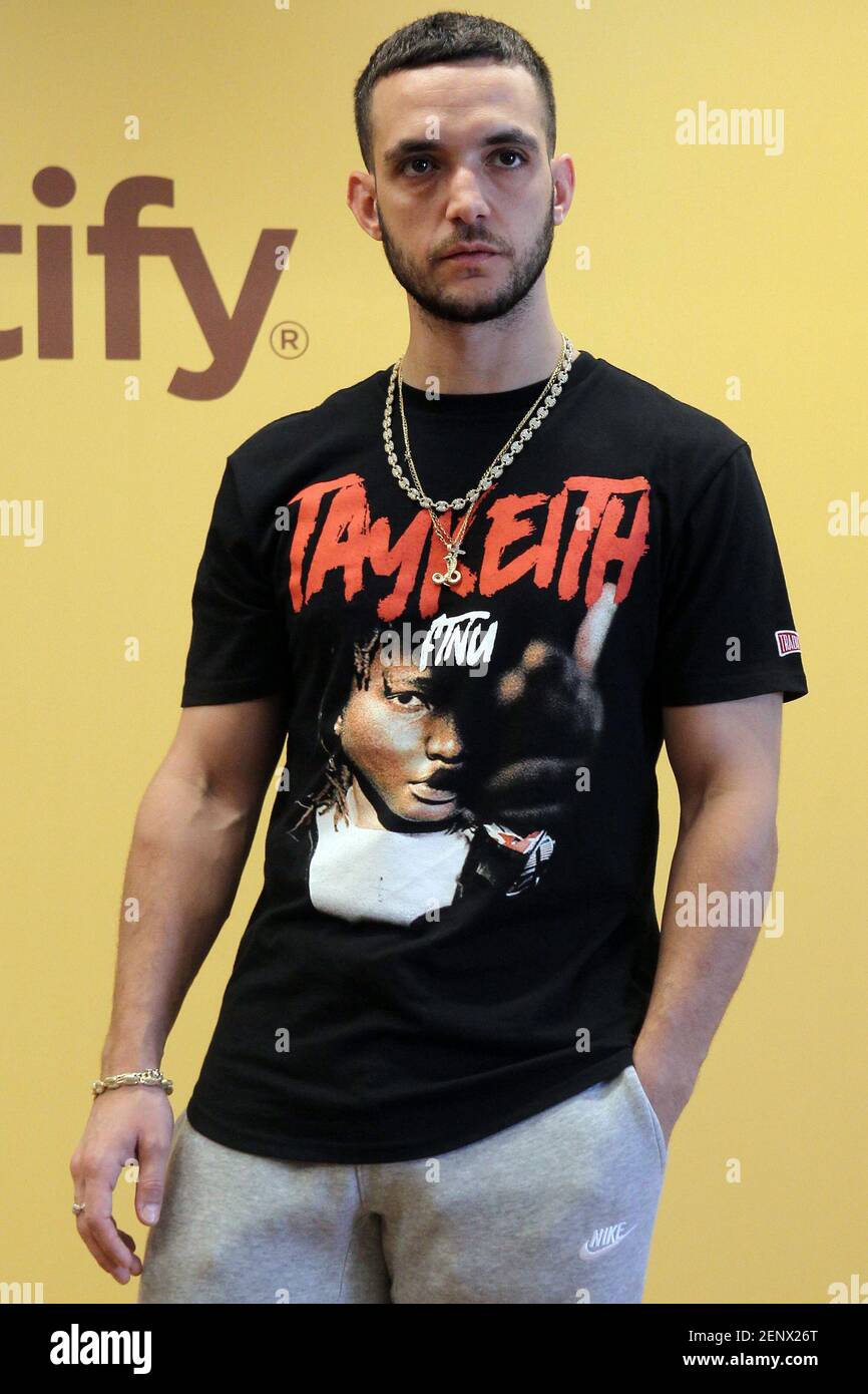 The trap singer and rapper, C. Tangana, during the Spanish Urban Music  Event organized by Spotify on September 25, 2019 in Madrid, Spain.(Photo by  AlterPhotos/ItahisaHernandez/Sipa USA Stock Photo - Alamy