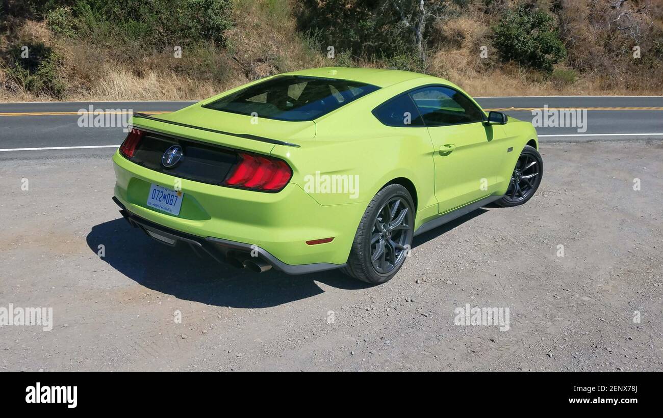 The 2020 Ford Mustang HiPo shows off the fastback design that has been ...