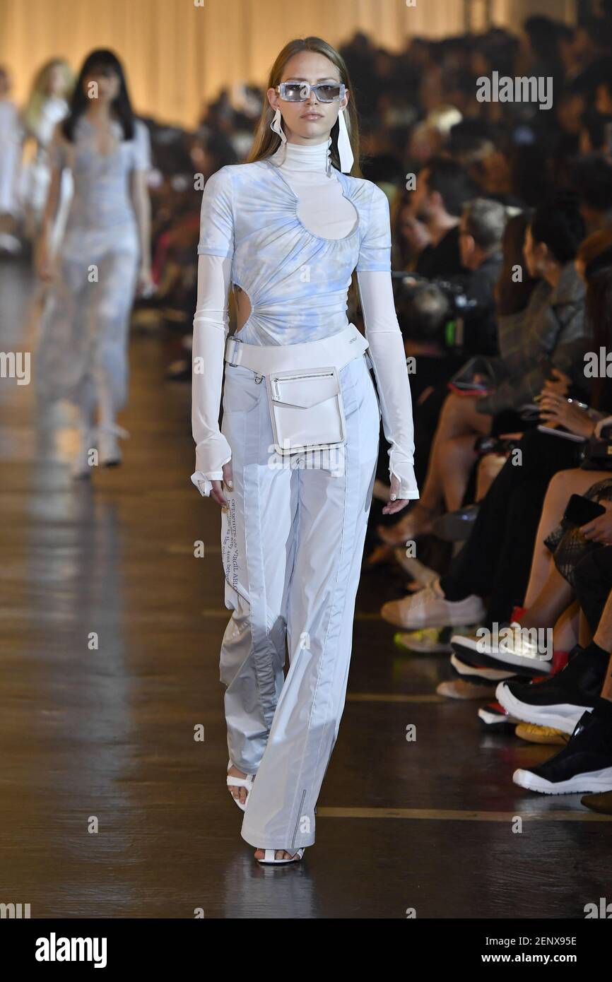 Karly Loyce walks on the runway during the John Galliano Fashion Show  during Paris Fashion Week Spring Summer 2019 held in Paris, France on  September 30, 2018. (Photo by Jonas Gustavsson/Sipa USA