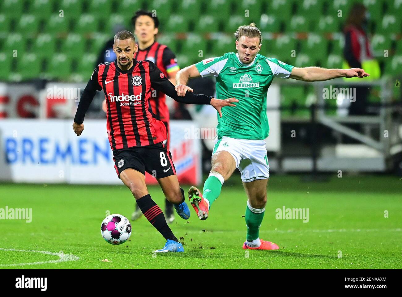 Dominick Sprute Bremen, Deutschland. 26th Feb, 2021. firo Soccer: Soccer: 26.02.2021 ...
