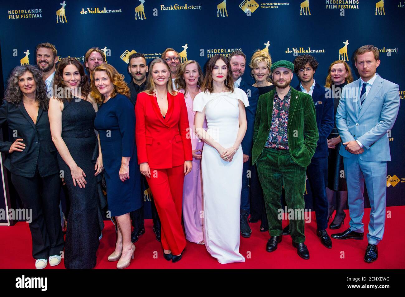 Halina Reijn Carice van Houten and Marwan Kenzari during the premiere of the movie Instinct that opens the Dutch Film Festival NFF 2019 in Utrecht. The Netherlands Photo by DPPA Sipa USA Stock