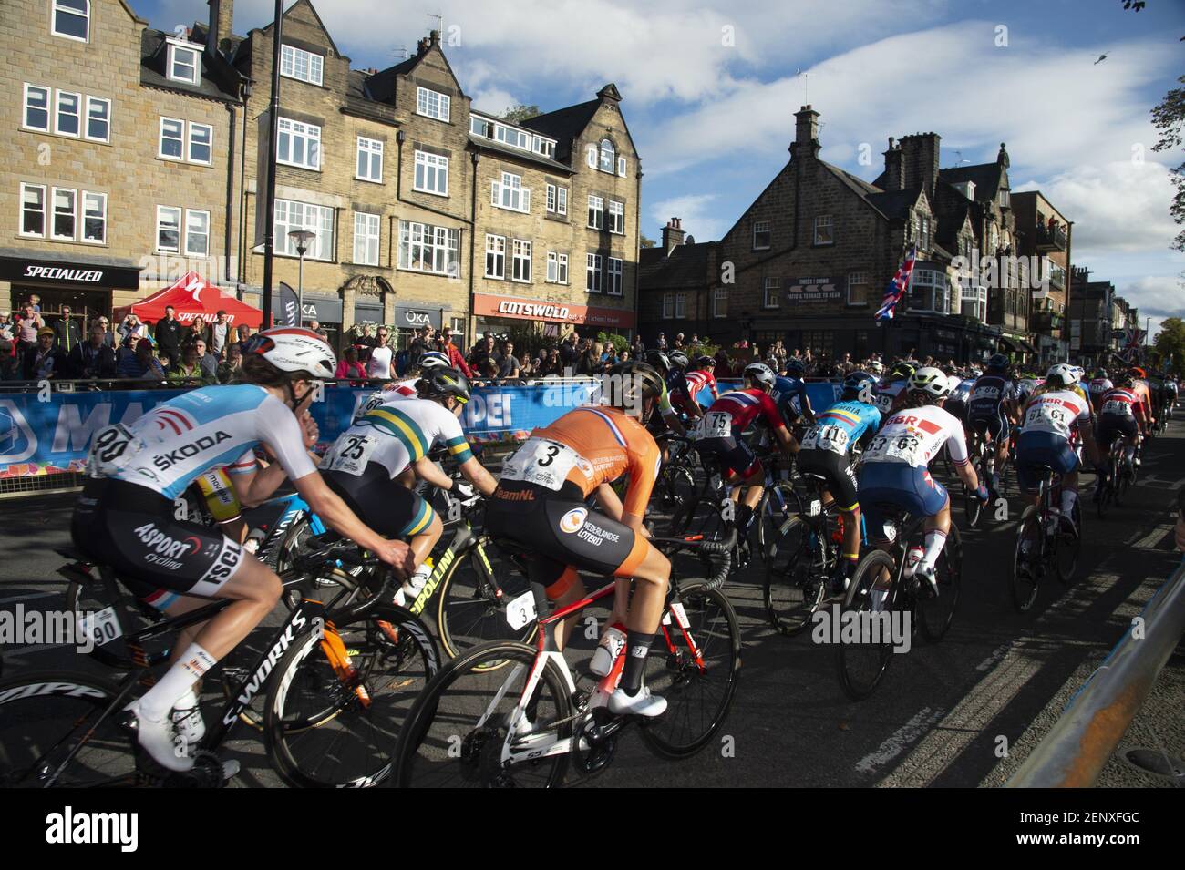 Harrogate Races , Elite women’s road race, Harrogate, Yorkshire, England (Photo by ...