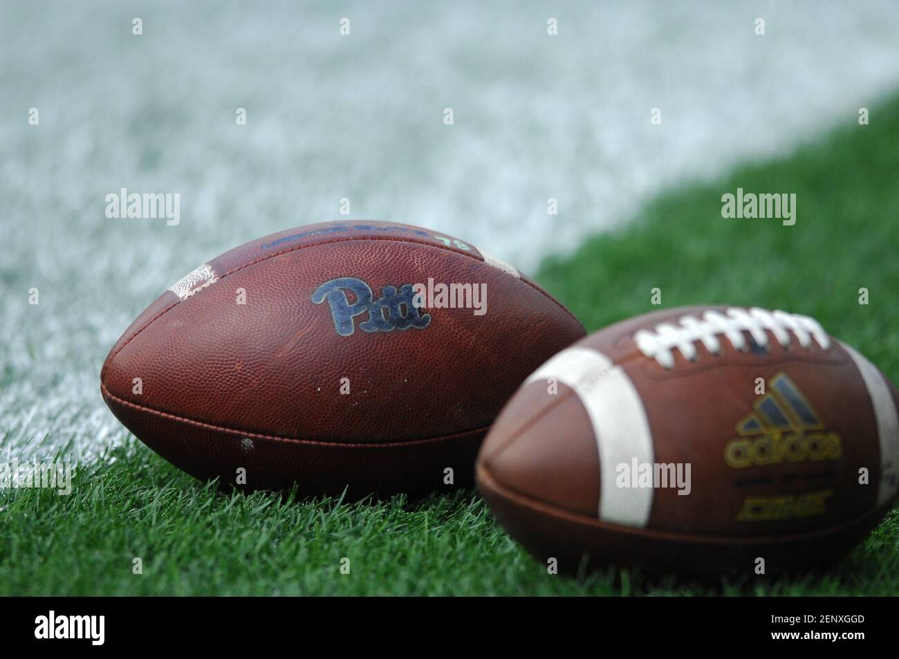 September 28th, 2019: Pitt footballs during the Pitt Panthers vs ...