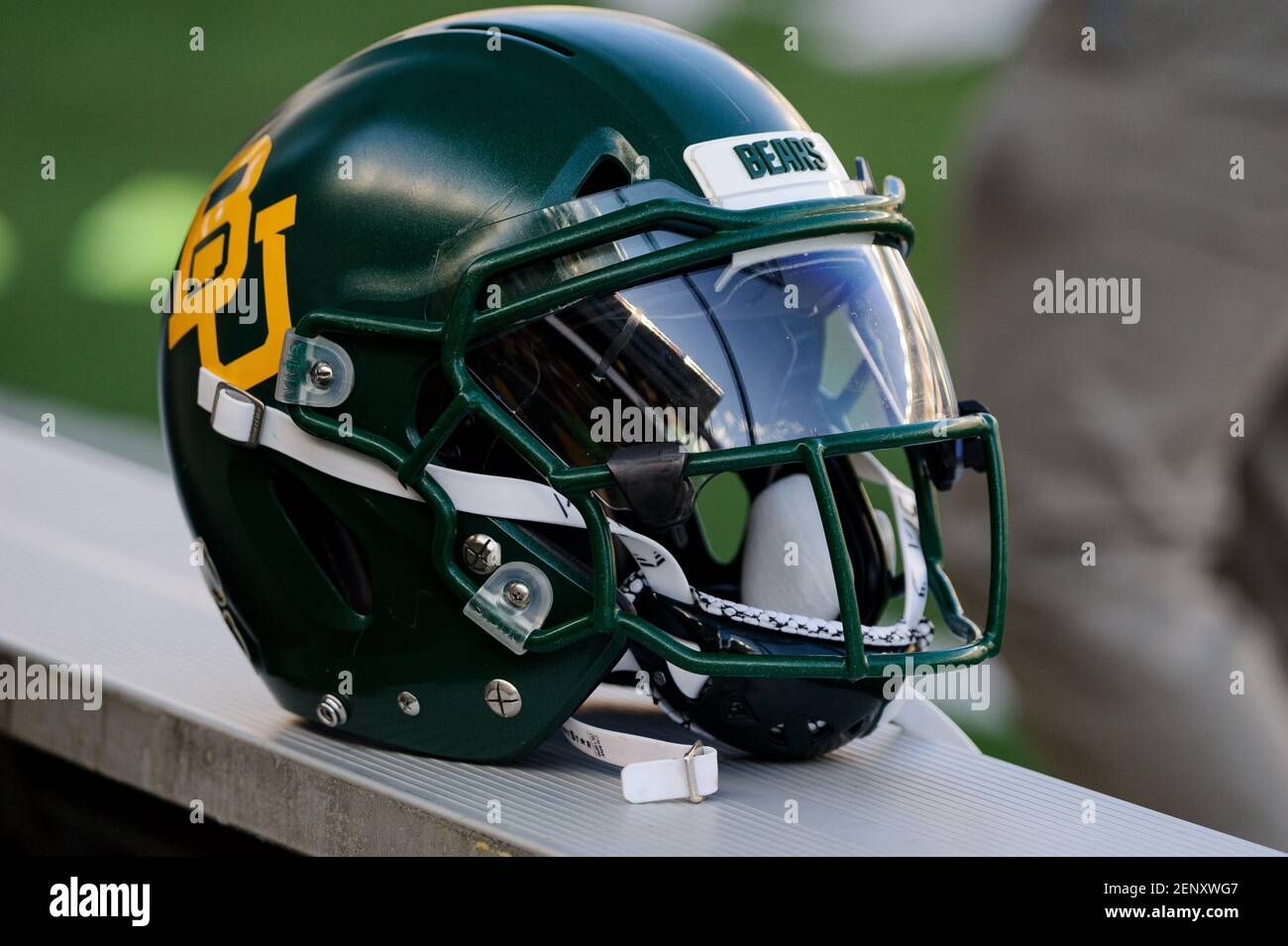 September 28 2019: Baylor Bears football helmet during the 2nd half of ...