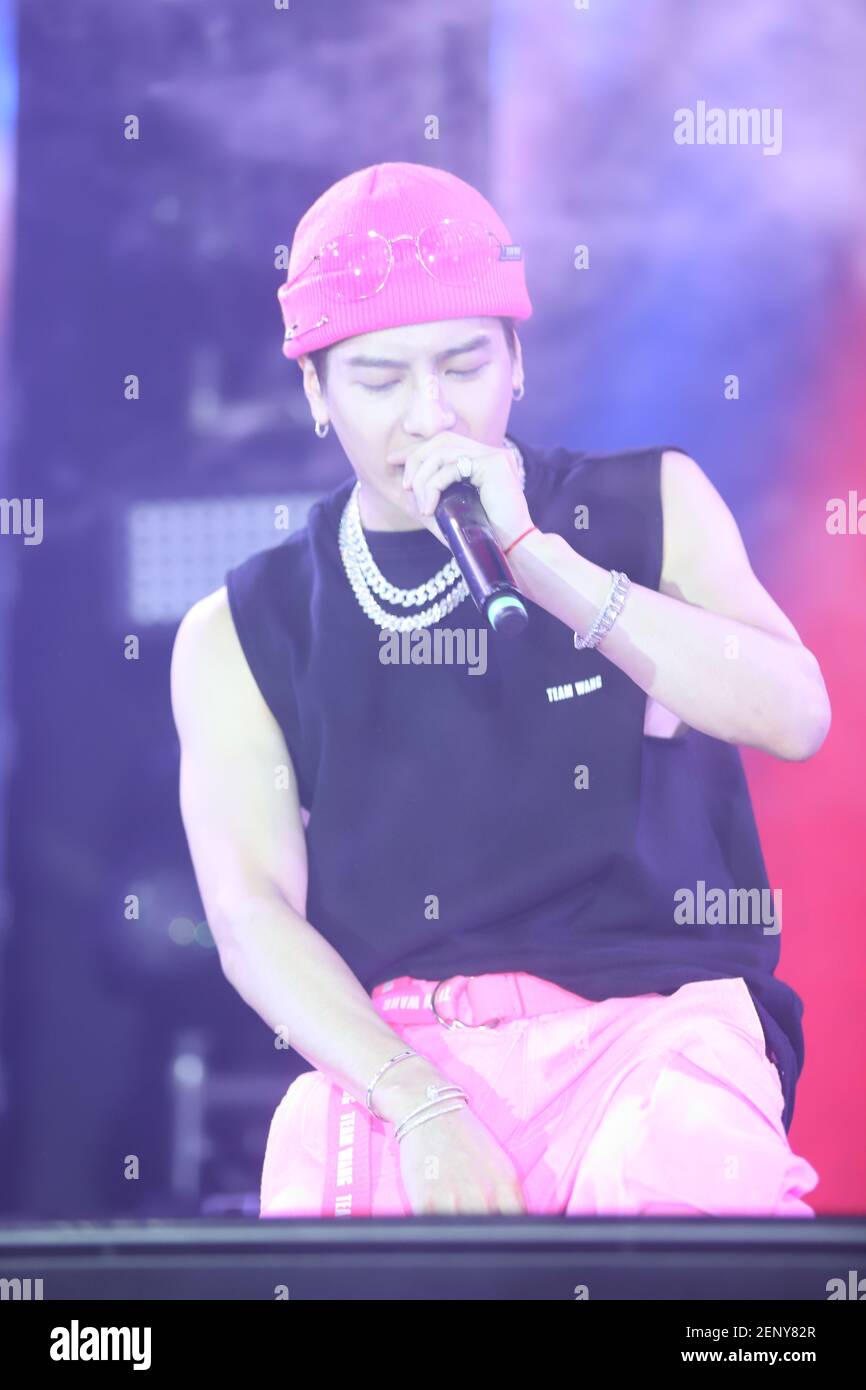 Jackson Chinese Rapper Hong Kong rapper, singer and dancer Jackson Wang sings and dances ...
