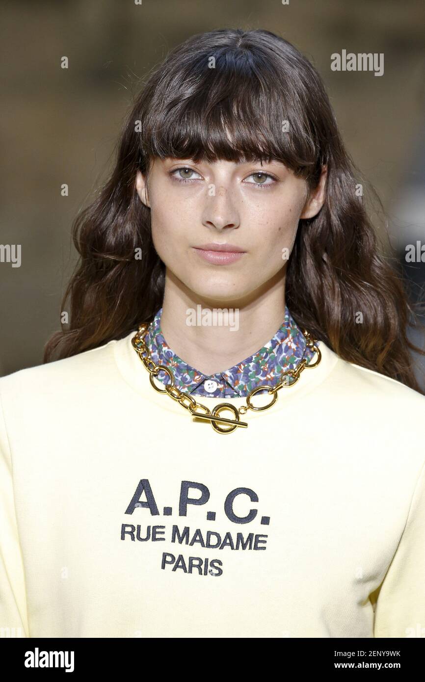 Model Nike Praesto Nordstrom walking on the runway during the A.P.C. Ready  to Wear Spring/Summer 2020 show part of Paris Fashion Week on September 30,  2019 in Paris, France. (Photo by Jonas