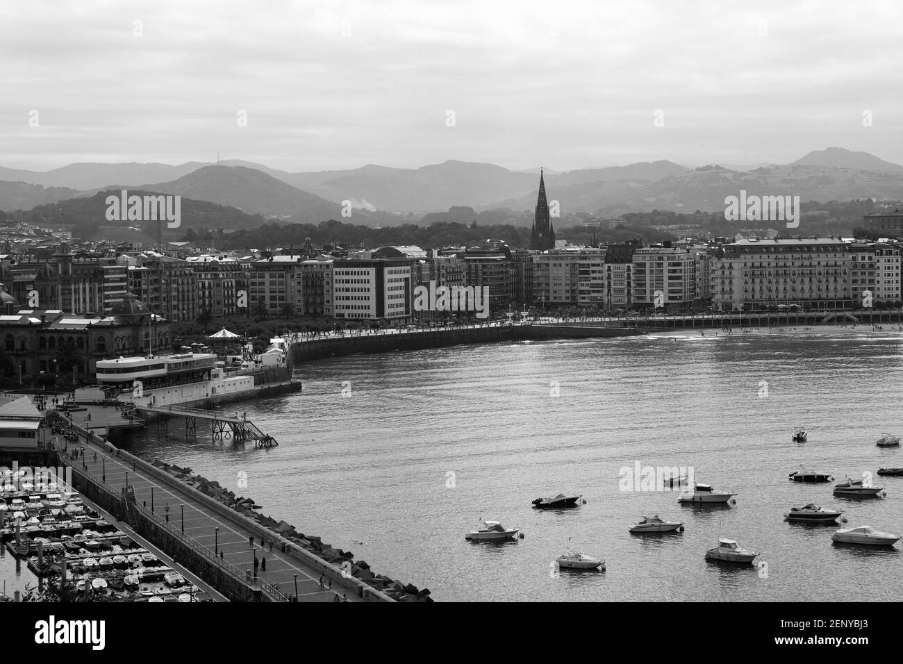 San Sebastian Bay, Northern Spain Stock Photo Alamy