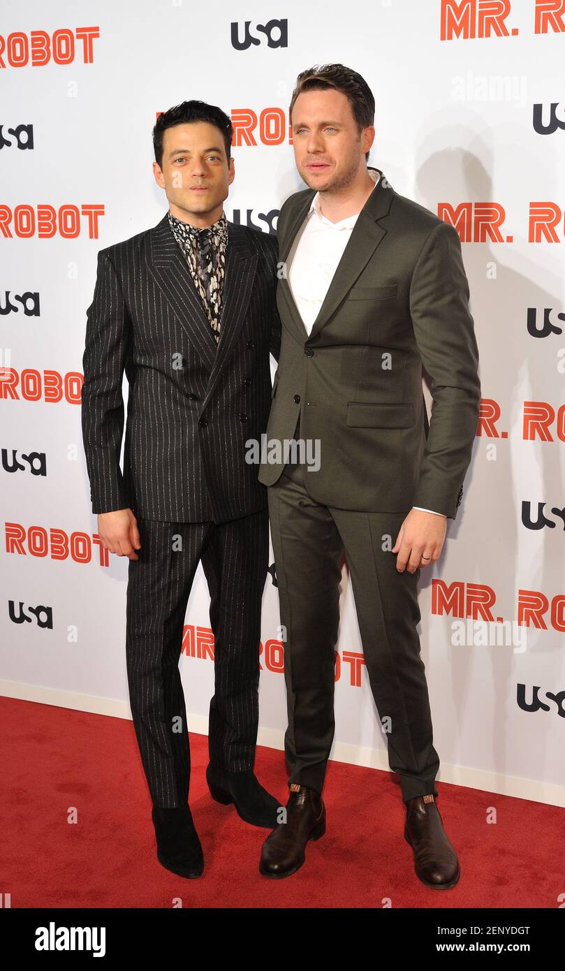 Rami Malek in Saint Laurent at the Mr. Robot Season 4 Premiere - Tom +  Lorenzo