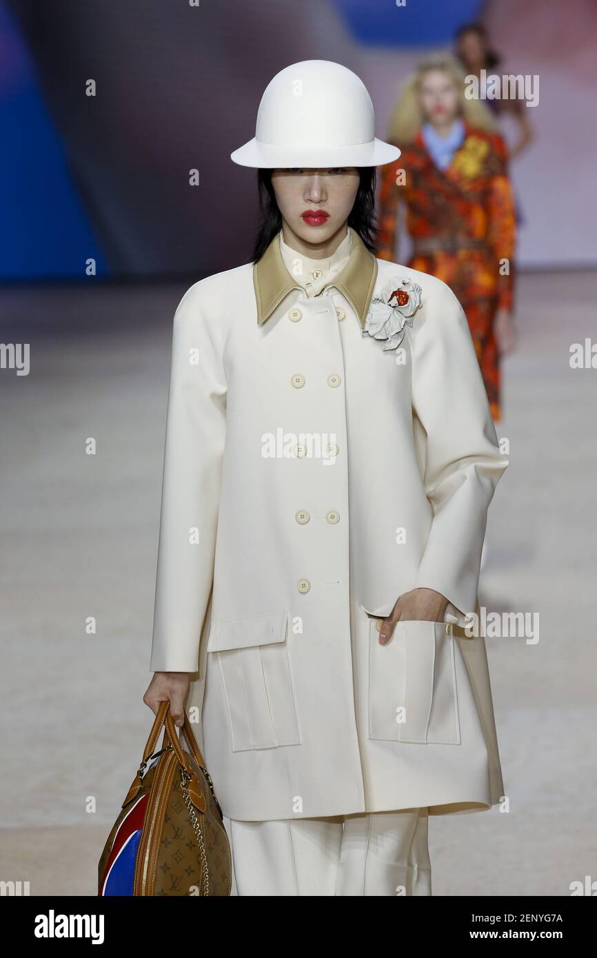 Model Sora Choi walks on the runway during the Louis Vuitton Fashion Show  during Paris Fashion Week Womenswear Fall Winter 2018-2019 held in Paris,  France on March 6, 2018. (Photo by Jonas