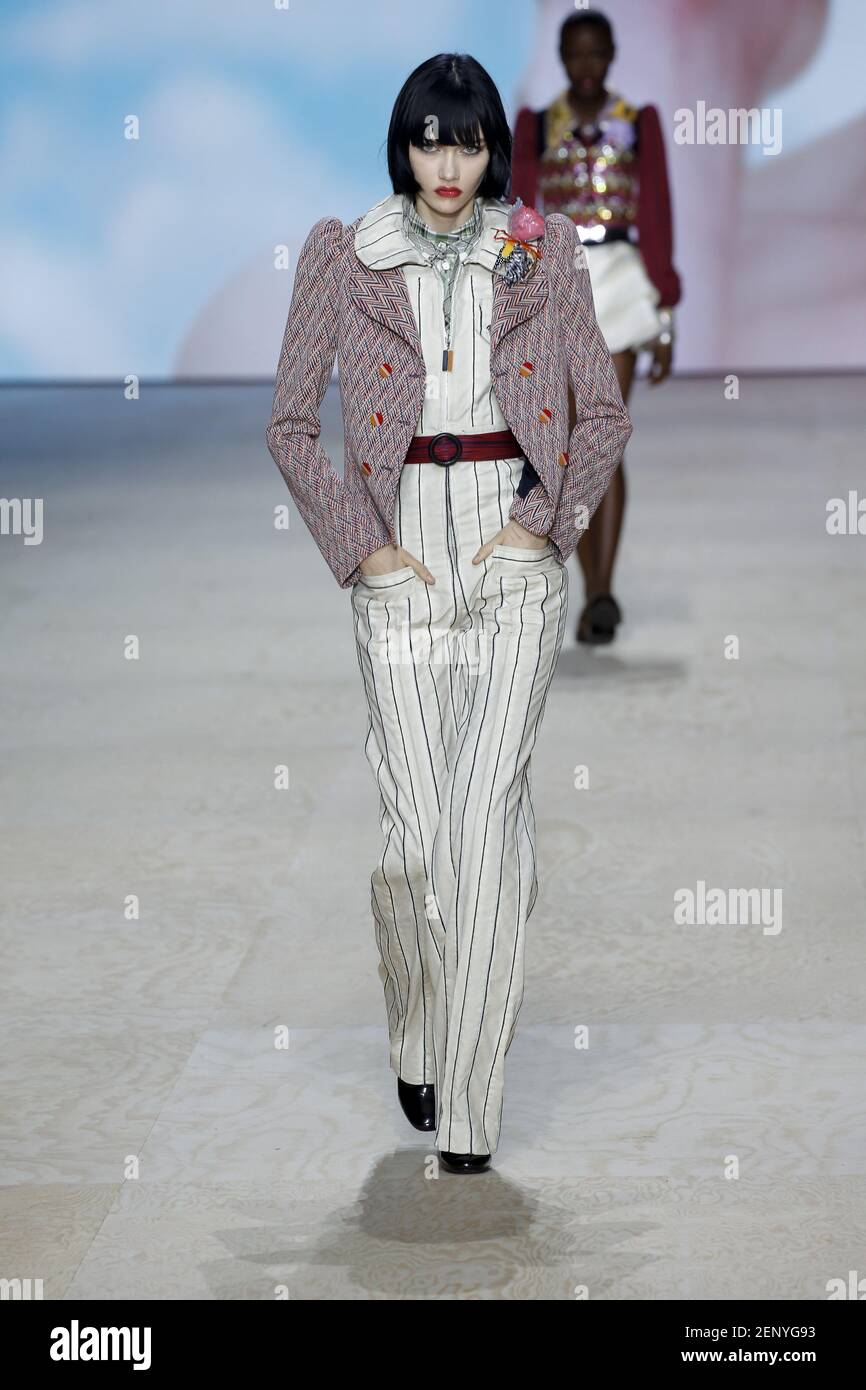 Steinberg walks the runway during the Louis Vuitton Womenswear News  Photo - Getty Images