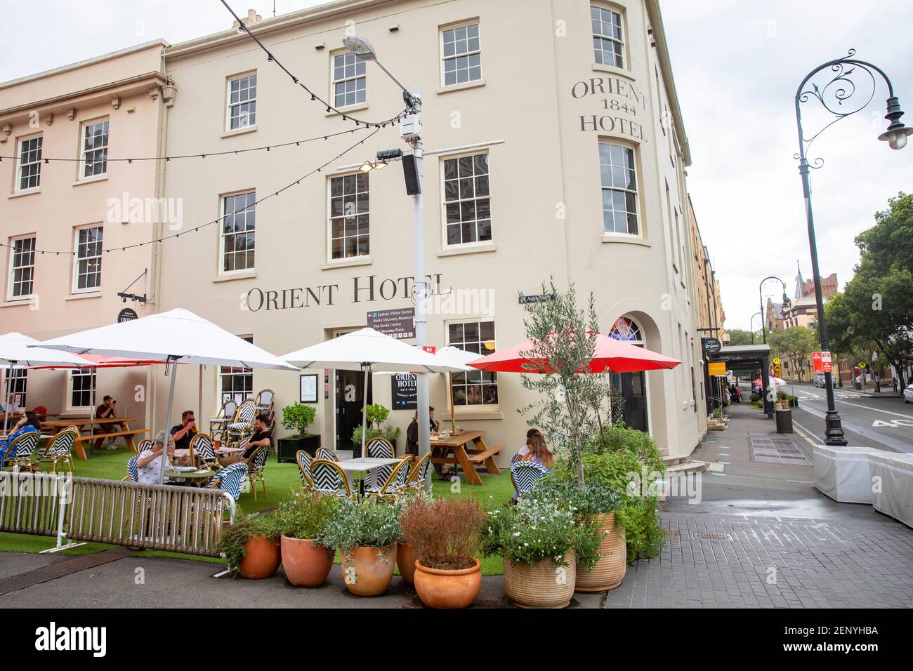Orient Hotel and bar in The Rocks area of Sydney at Circular Quay