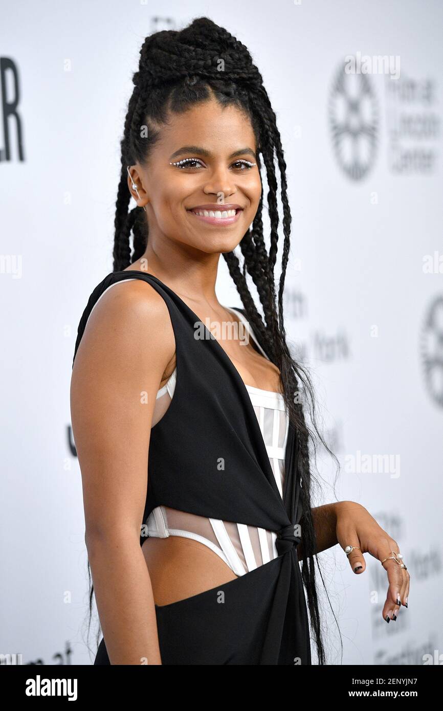 Actress Zazie Beetz attends the “Joker” Premiere at the 57th New York