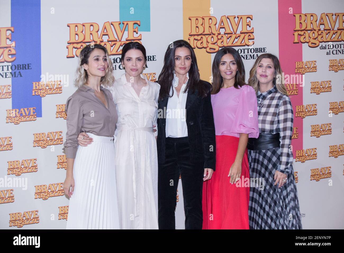Silvia D'Amico, Ilenia Pastorelli, Ambra Angiolini, Serena Rossi and