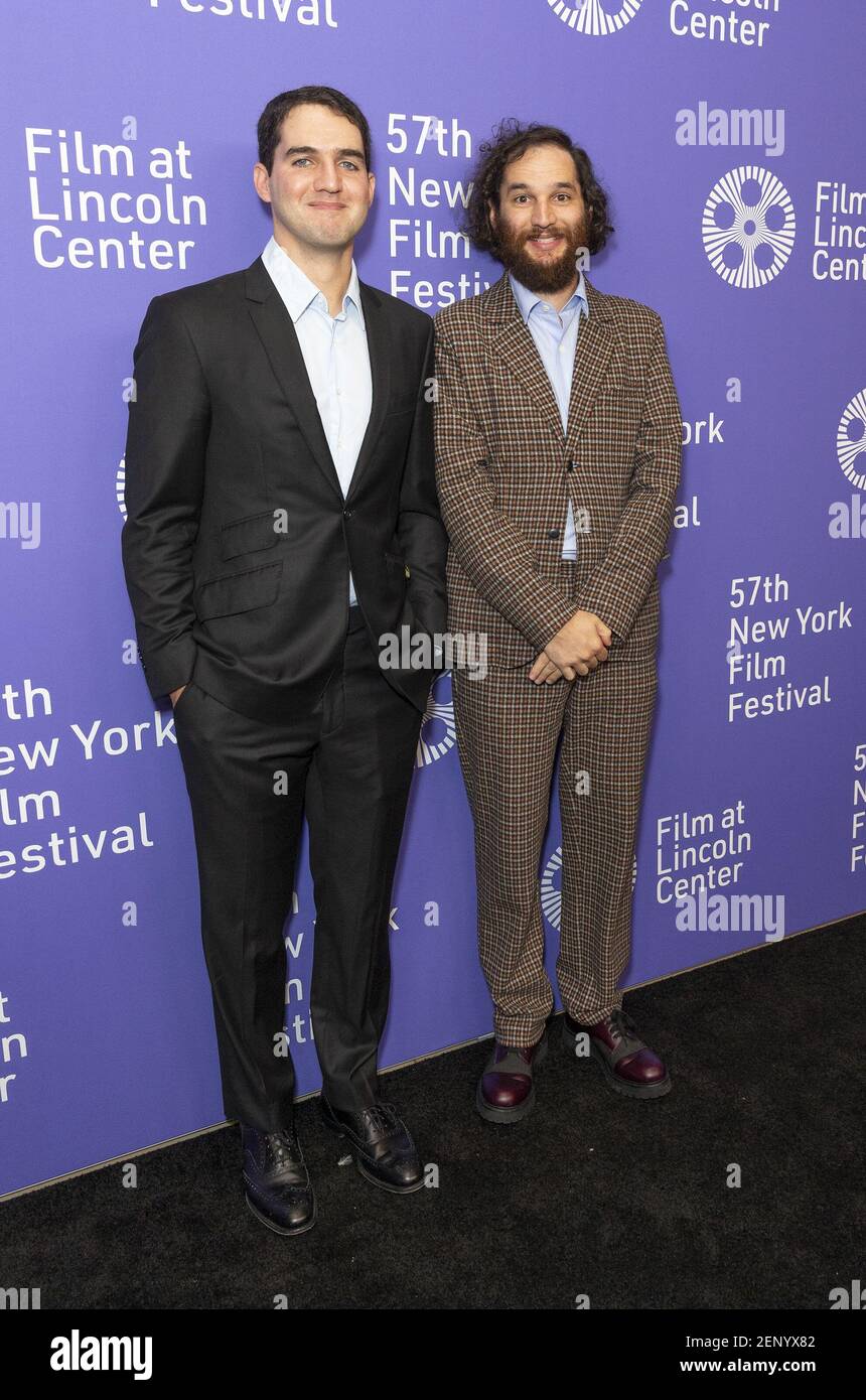 Benny Safdie and Josh Safdie attend the Uncut Gems premiere during 57th