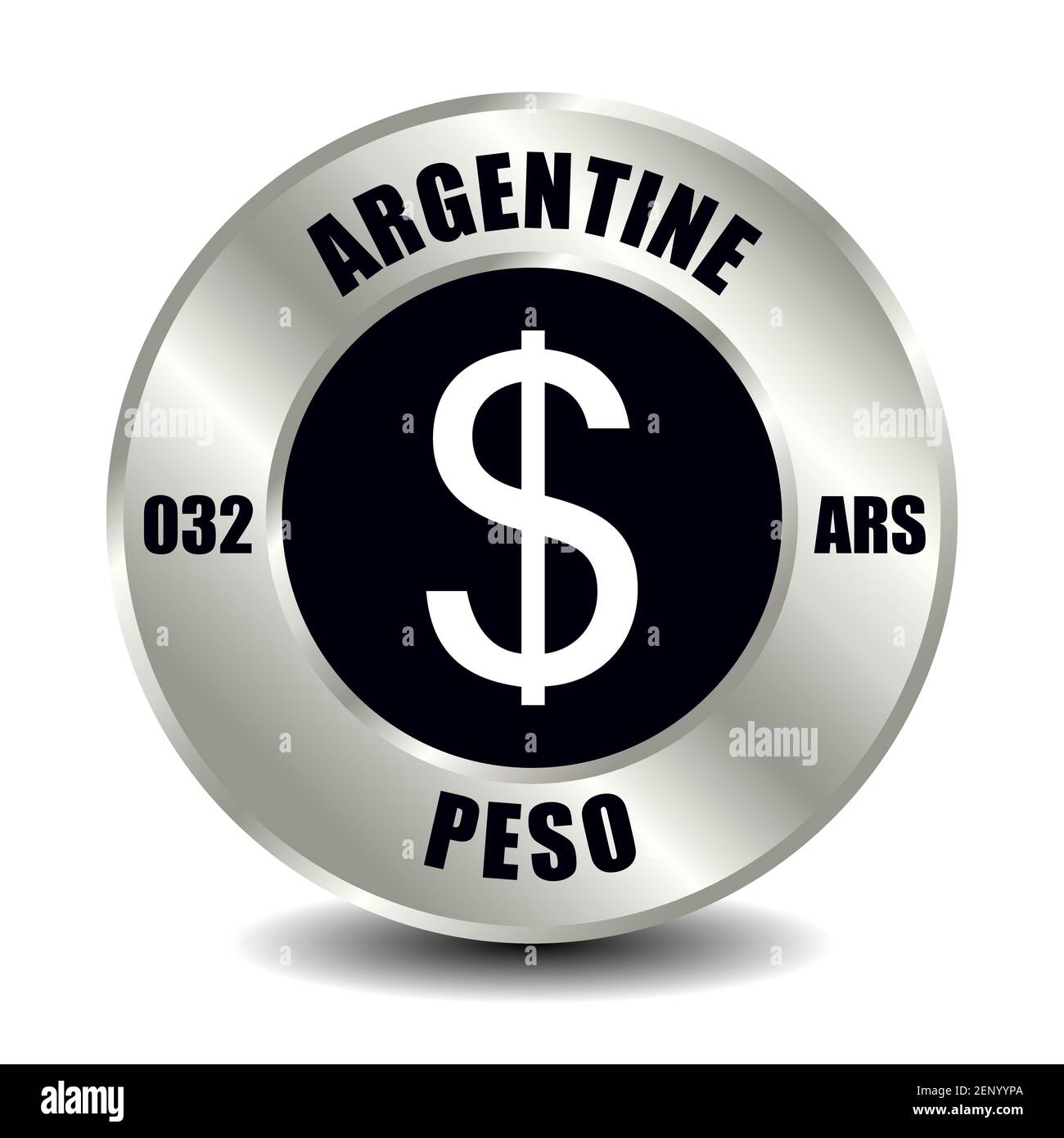 Argentina Currency Icon Vector Vectors High Resolution Stock Photography And Images Alamy