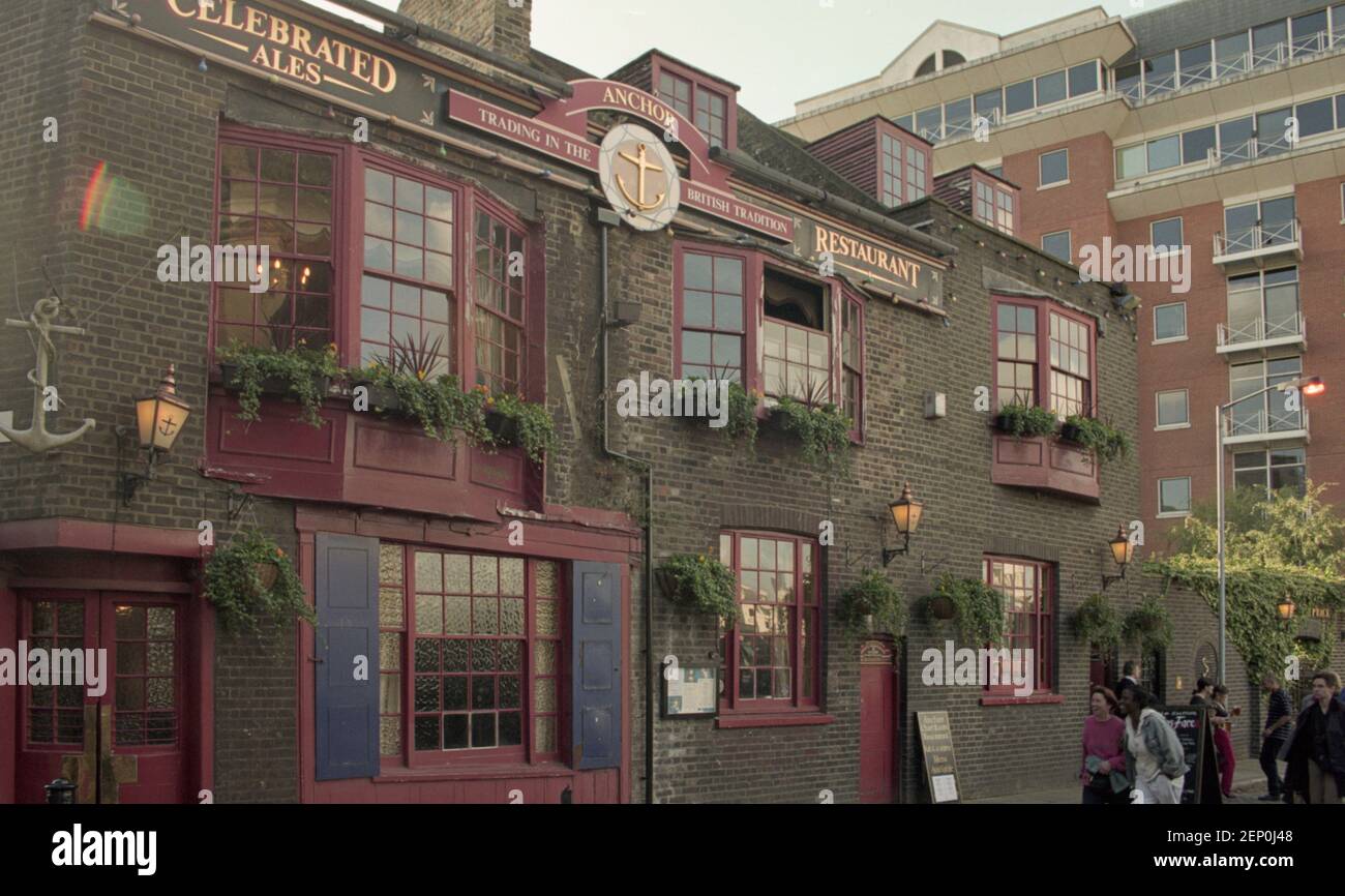 Anchor pub, 2001 Stock Photo