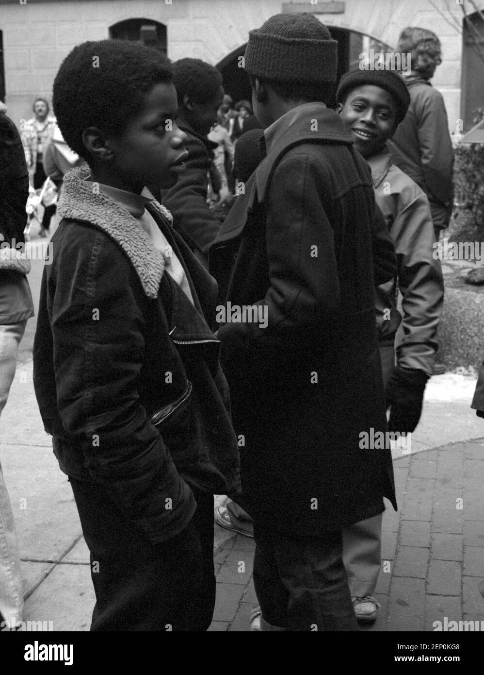 Christmas Charity Event, Philadelphia, USA, 1976 Stock Photo