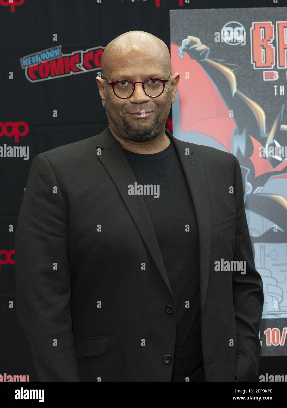 James Tucker attends presser for Batman Beyond 20th Anniversary by