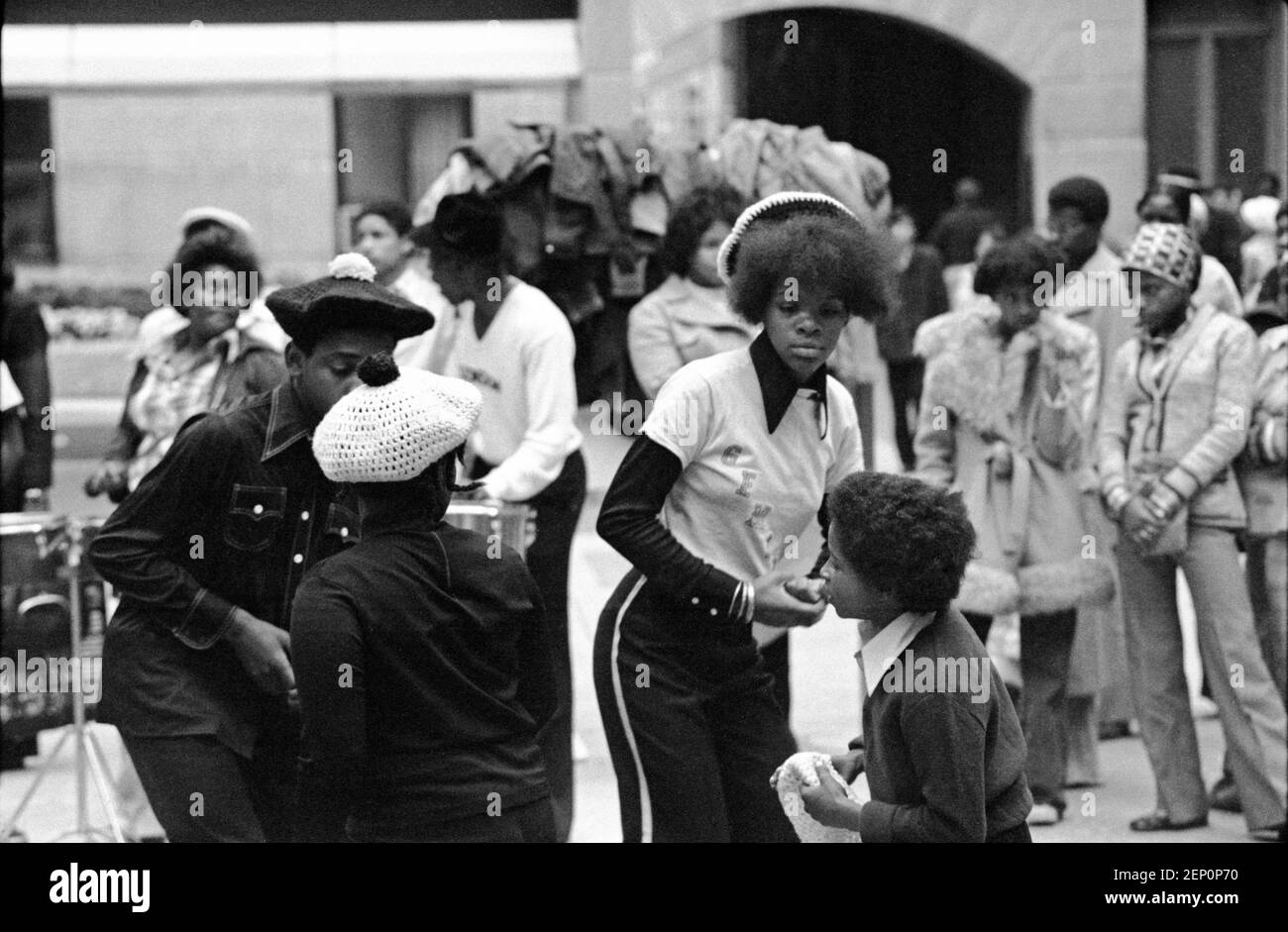 Christmas Charity Event, Philadelphia, USA, 1976 Stock Photo