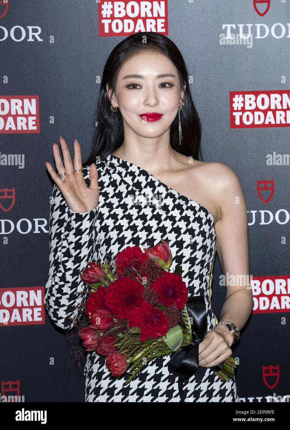 8 October 2019 - Daejeon, South Korea : South Korean actress Lee Da-hee,  attend a photocall for the watch brand TUDOR store opening event at  Galleria department in Daejeon, South Korea on