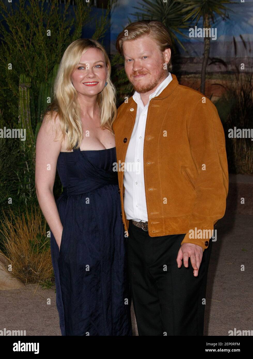 Kirsten Dunst and Jesse Plemons attend the premiere of Netflix's "El