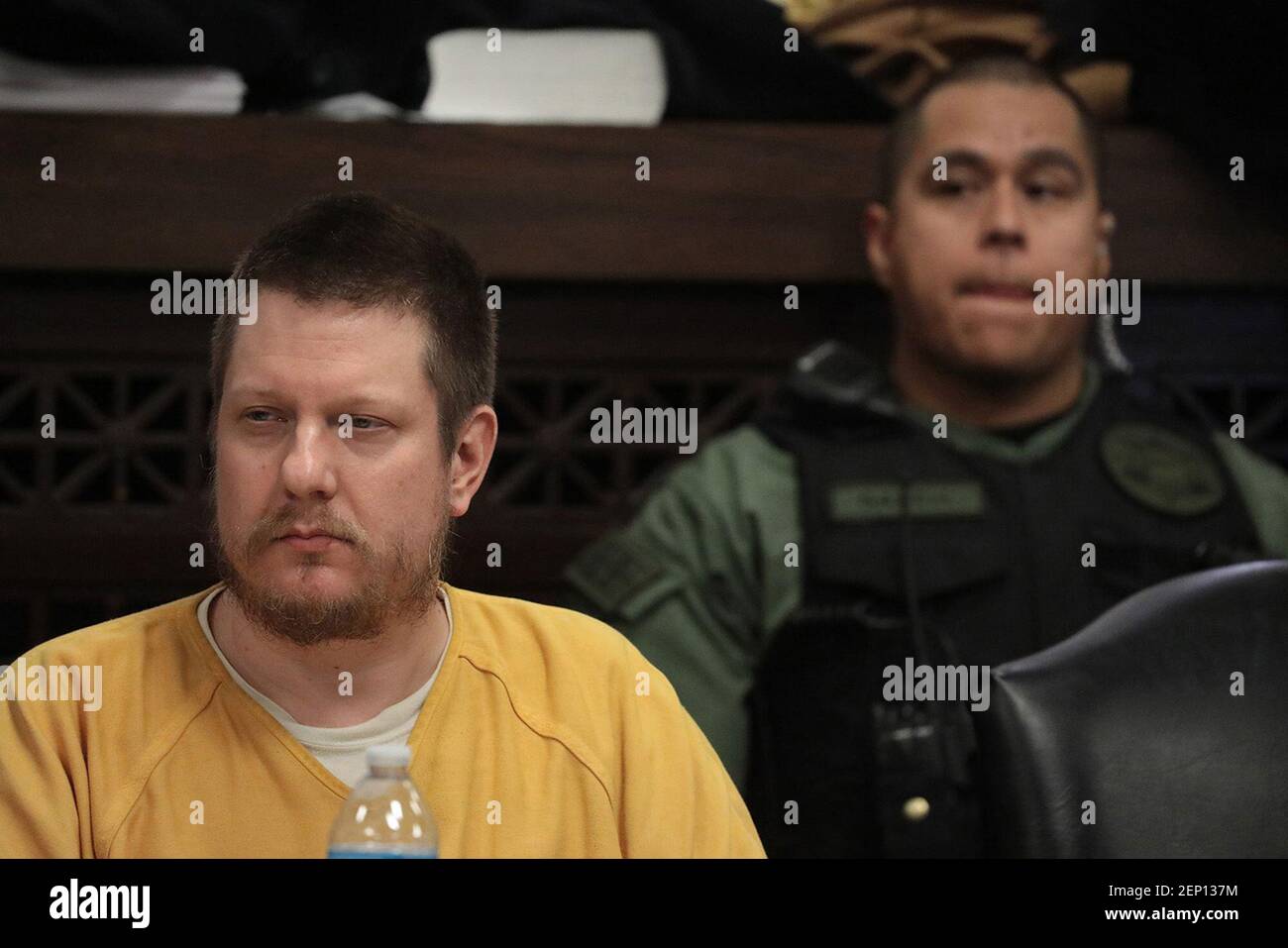 Former Chicago police officer Jason Vanleft at his sentencing
