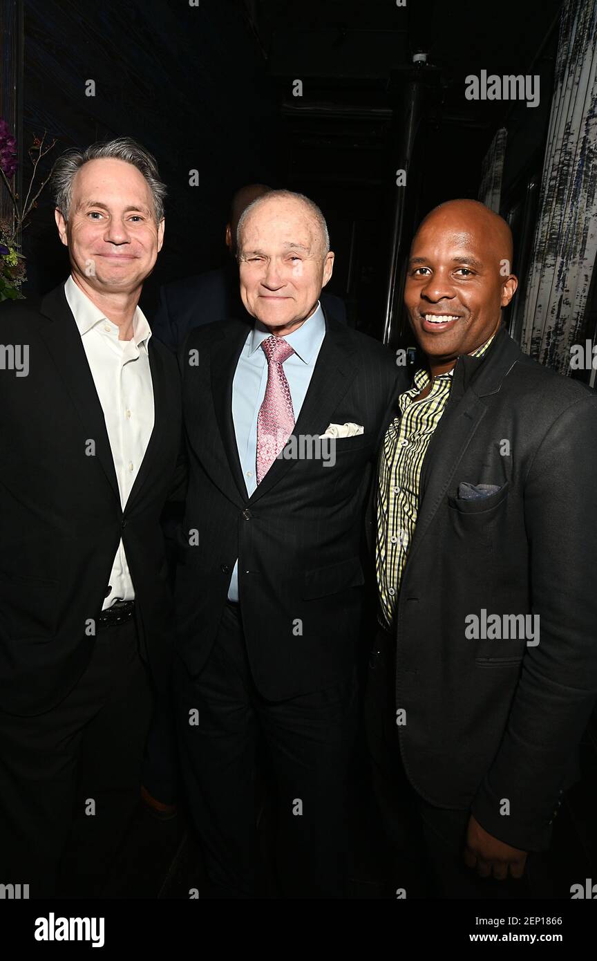 Jason Binn, Veronica and Ray Kelly attends the Jason Binn and DuJour Media celebrate their Fall