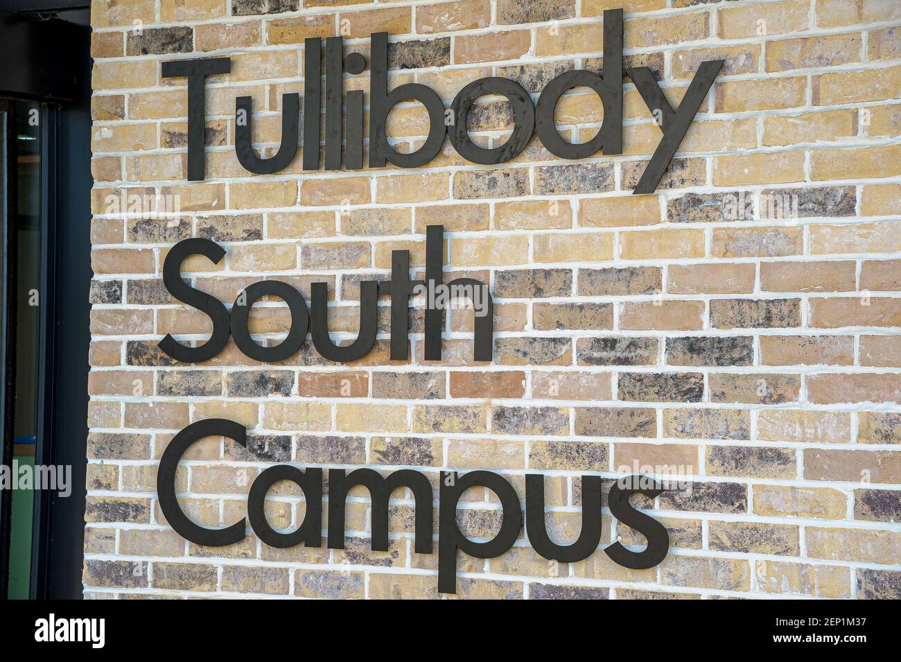 tullibody-south-campus-sign-during-the-opening-ceremony