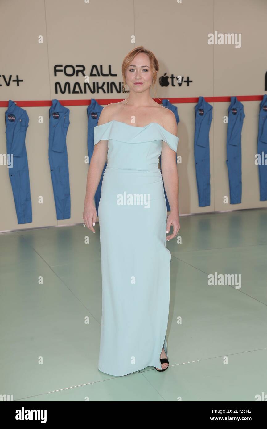 Meghan Leathers at Apple TV+ For All Mankind World Premiere held at Fox
