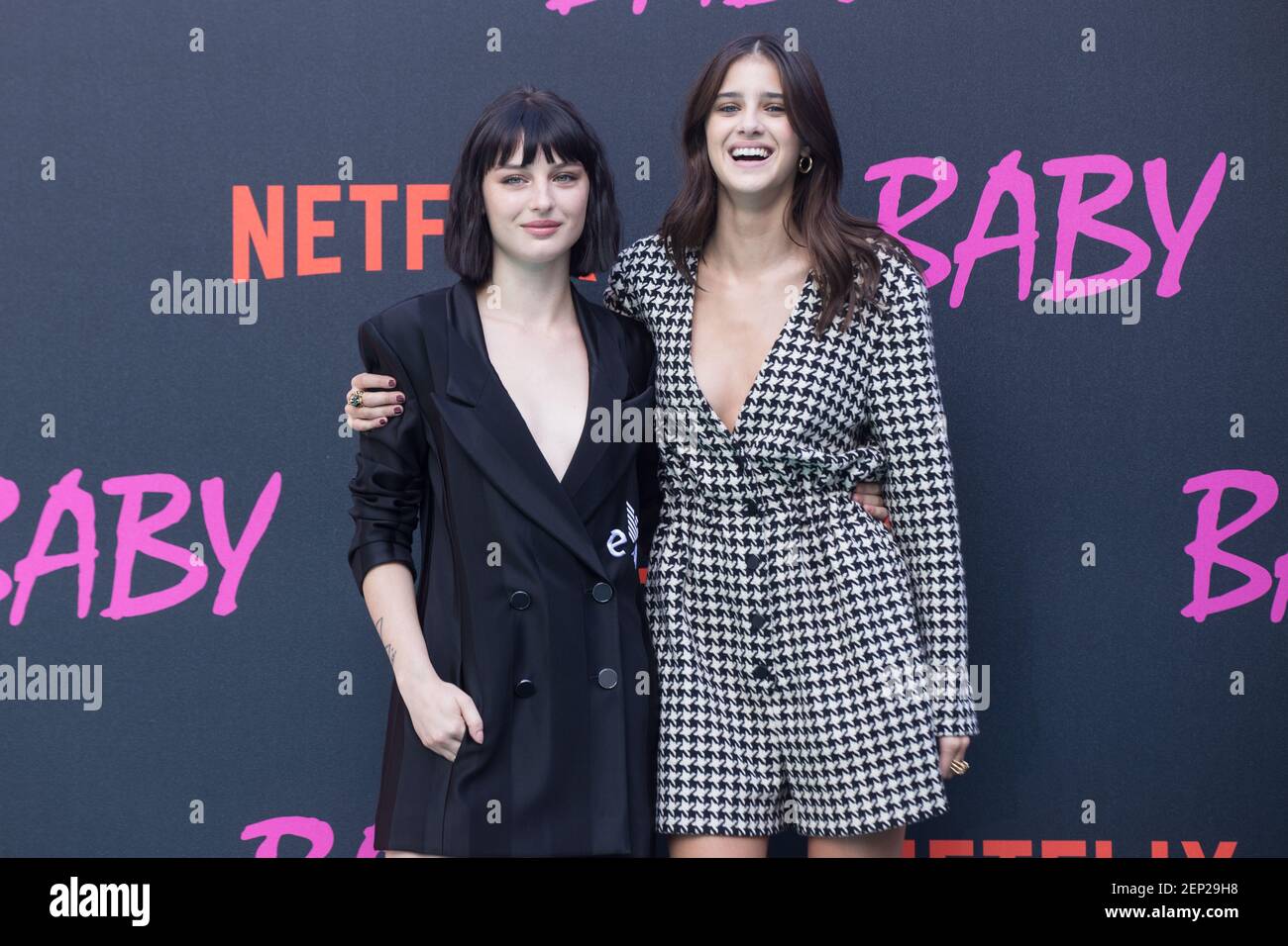 Alice Pagani and Benedetta Porcaroli Photocall at Palazzo Dama in Rome