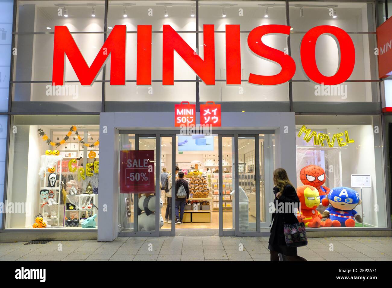 A Miniso store is seen in Warsaw, Poland on October 16, 2019