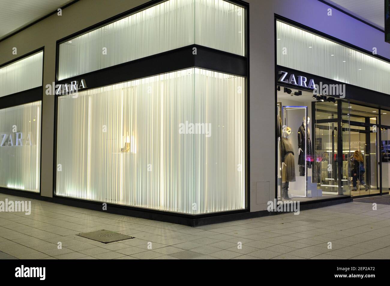 A Zara store is seen in Warsaw, Poland on October 16, 2019. (Photo by Jaap  Arriens / Sipa USA Stock Photo - Alamy