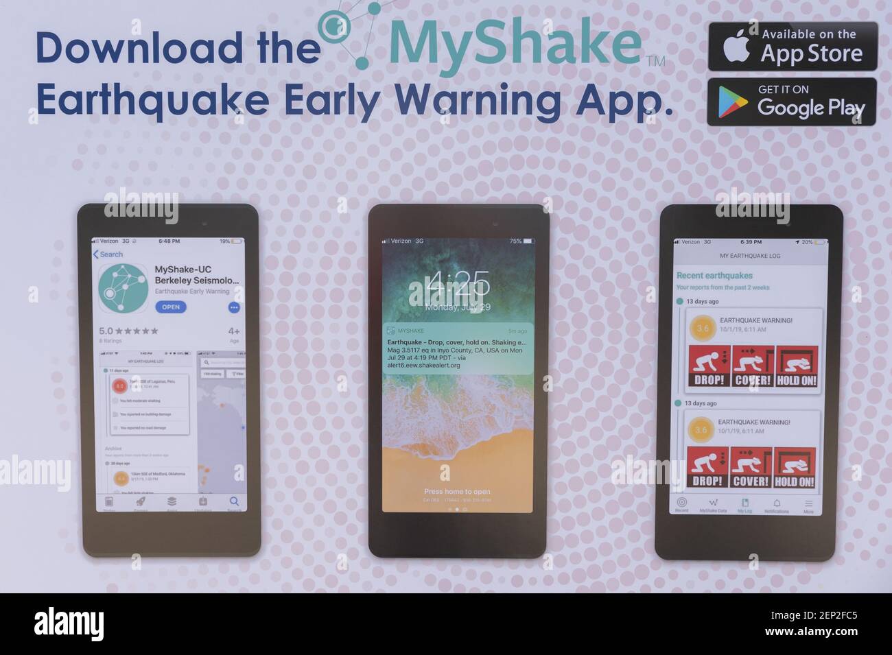The nation's first statewide Earthquake Early Warning System, also